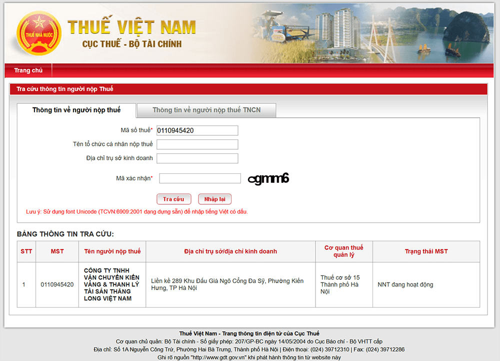 Thông tin công ty Kienvangcom